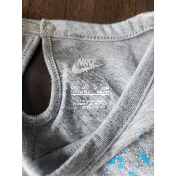 Nwt Nike "Just DIY It" Bike Short Set Photo Dust Girls Size 6 M - Picture 4 of 4